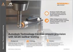 Autodesk Technology Centres ensure precision with QC20 ballbar testing